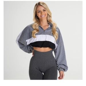 NVGTN drawstring crop hoodie